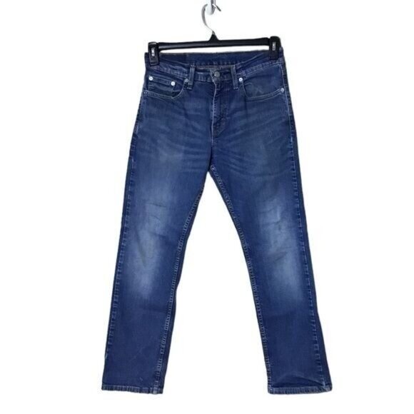 Levi’s 553‎ Men Relaxed Fit Straight Leg Jeans Size 30 Western Classic Bl… - Picture 1 of 10